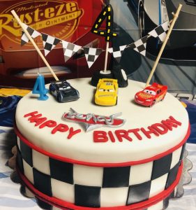 Cars Movie theme cake